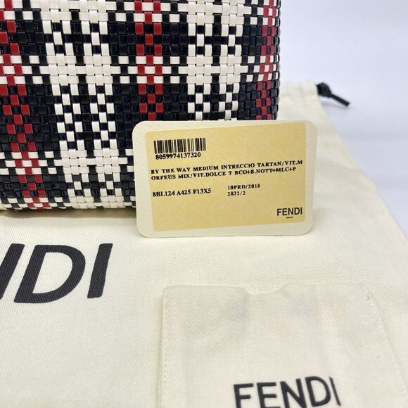 Auth FENDI Fendi By The Way Braided Shoulder Bag 8BL124 Multi-Color #36631155 - Picture 10 of 16
